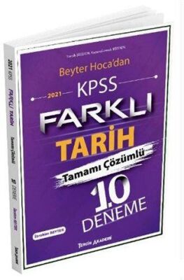 Tercih Akademi Yayınları KPSS Farklı Tarih Tamamı Çözümlü 10 Deneme - 1
