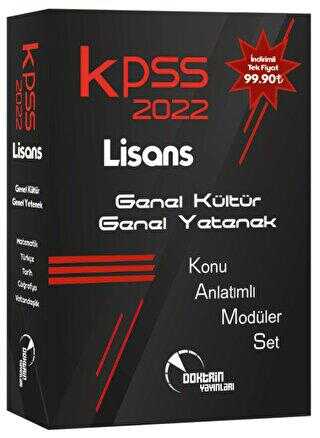 Doktrin Yayınları 2022 KPSS Genel Kültür Genel Yetenek Konu Anlatımı Sihirli Set 5 Kitap Takım - Doktrin Yayınları