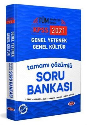 Data Yayınları 2021 KPSS Genel Yetenek Genel Kültür Tamamı Çözümlü Soru Bankası - 1