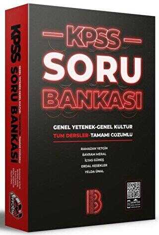 Benim Hocam Yayınları 2021 KPSS Genel Yetenek Genel Kültür Tüm Dersler Tamamı Çözümlü Soru Bankası - 1