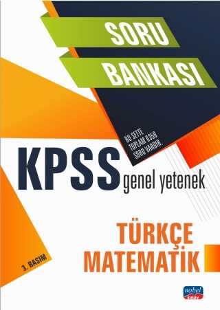 Nobel Sınav Yayınları KPSS Genel Yetenek: Türkçe Matematik Soru Bankası
