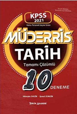 Tercih Akademi Yayınları KPSS Müderris Tarih Tamamı Çözümlü 10 Deneme - 1
