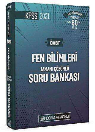 Pegem Akademi Yayıncılık 2021 KPSS ÖABT Fen Bilimleri Fen ve Teknoloji Tamamı Çözümlü Soru Bankası Seti - 4 Kitap - Pegem Akademi Yayıncılık