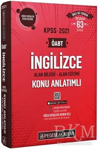 Pegem Akademi Yayıncılık 2021 KPSS ÖABT İngilizce Video Destekli Konu Anlatımlı - Pegem Akademi Yayıncılık
