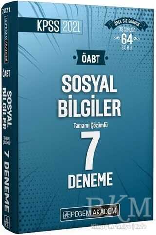 Pegem Akademi Yayıncılık 2021 KPSS ÖABT Sosyal Bilgiler Tamamı Çözümlü 7 Deneme - Pegem Akademi Yayıncılık
