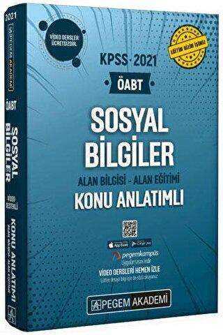Pegem Akademi Yayıncılık 2021 KPSS ÖABT Sosyal Bilgiler Alan Bilgisi Alan Eğitimi Video Destekli Konu Anlatımlı Modüler Set - Pegem Akademi Yayıncılık
