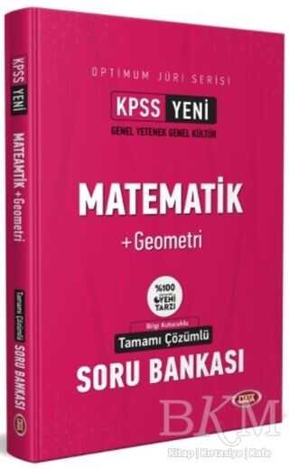 Data Yayınları KPSS Matematik Tamamı Çözümlü Optimum Jüri Soru Bankası