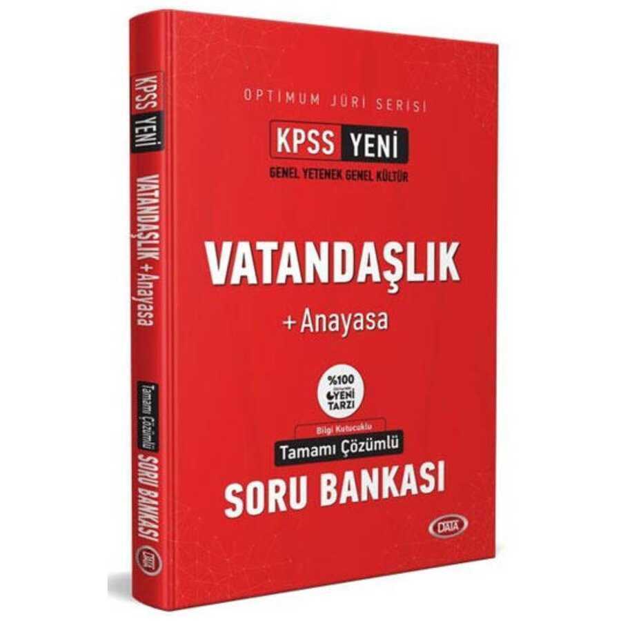 Data Yayınları KPSS Vatandaşlık Anayasa Tamamı Çözümlü Optimum Jüri Soru Bankası