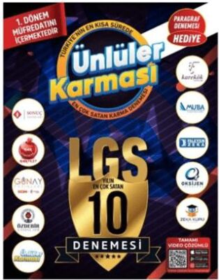 8. Sınıf LGS 1. Dönem 10 lu Deneme - 1