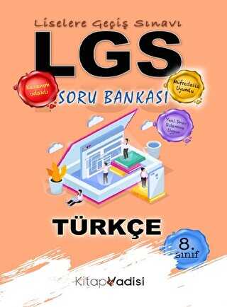 Kitap Vadisi Yayınları LGS 8. Sınıf Türkçe Soru Bankası - Kitap Vadisi Yayınları