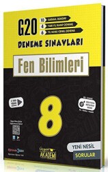 Üçgen Yayıncılık LGS 8. Sınıf Fen Bilimleri 20`li Deneme Sınavı - Üçgen Yayıncılık