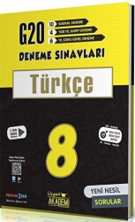 Üçgen Yayıncılık LGS 8. Sınıf Türkçe 20`li Deneme Sınavı - Üçgen Yayıncılık