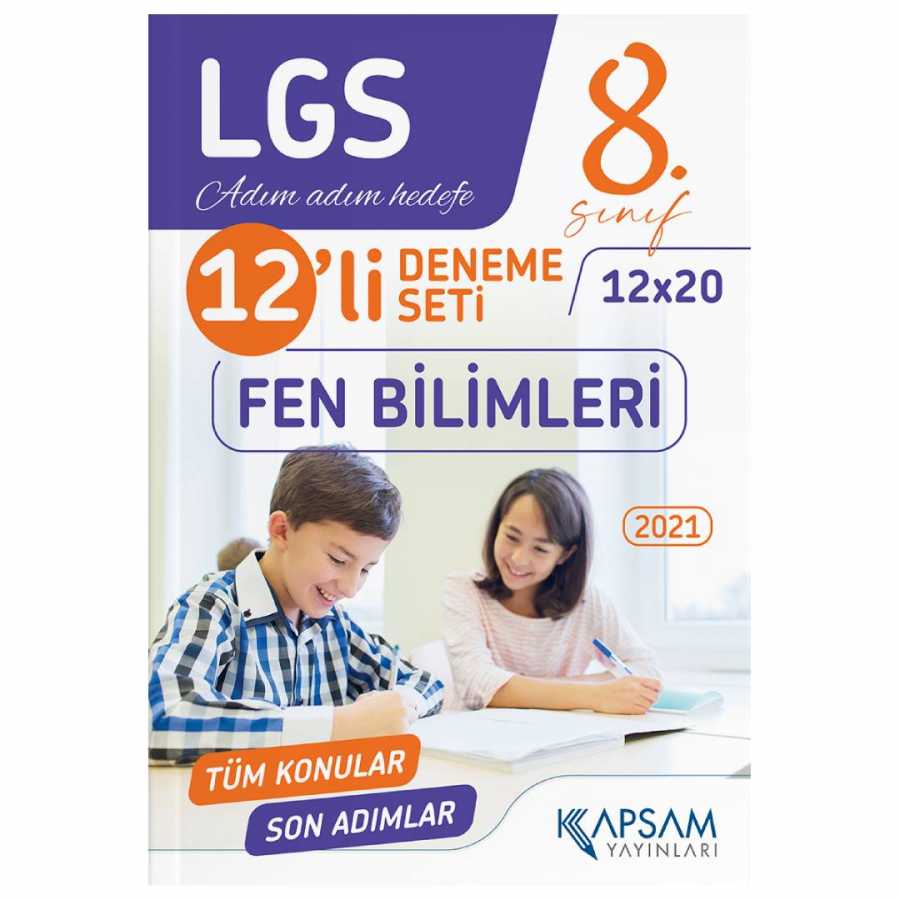 2021 LGS Fen Bilimleri 12’li Deneme Kapsam Yayınları - Kapsam Yayınları
