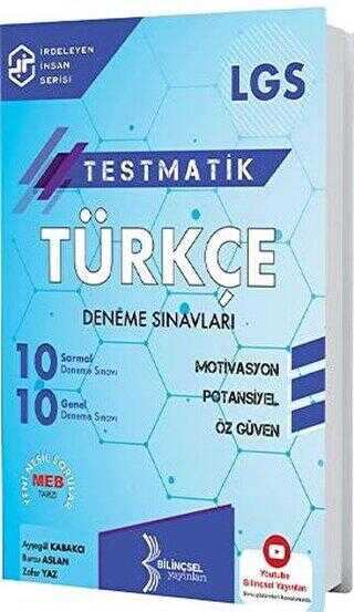 Bilinçsel Yayınları 8. Sınıf LGS Testmatik Türkçe Deneme Sınavları