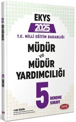 Data Yayınları 2025 MEB EKYS Müdür ve Müdür Yardımcılığı 5 Deneme Sınavı - Data Yayınları