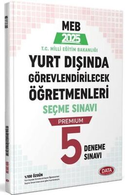 Data Yayınları MEB Yurt Dışında Görevlendirilecek Öğretmenleri Seçme Sınavı Premium 5 Deneme Sınavı - 1