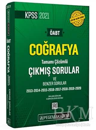 Pegem Akademi Yayıncılık 2021 ÖABT Coğrafya Tamamı Çözümlü Çıkmış Sorular ve Benzer Sorular - 1