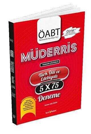 Tercih Akademi Yayınları ÖABT Müderris Türk Dili Edebiyatı 5X75 Tamamı Çözümlü Deneme - Tercih Akademi Yayınları