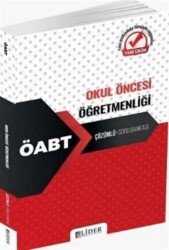 Lider Yayınları 2022 ÖABT Okul Öncesi Öğretmenliği Soru Bankası Çözümlü - Lider Yayınları
