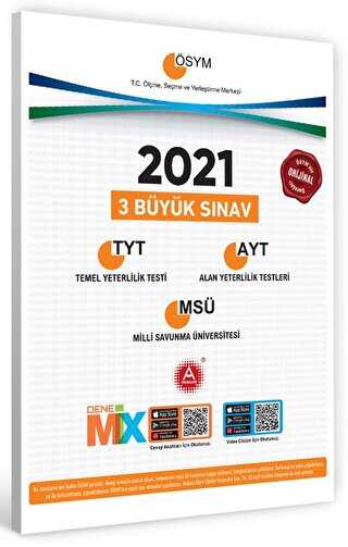 2021 ÖSYM 3 Büyük Sınav Paketi