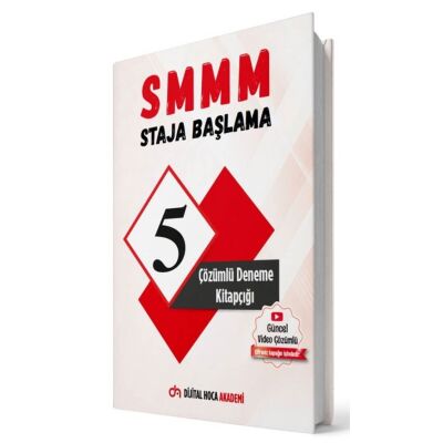 SMMM Staja Başlama Video Çözümlü 5 Deneme Kitapçığı - 1