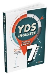 Tercih Akademi Yayınları 2021 YDS İngilizce Tamamı Çözümlü 7 Deneme - Tercih Akademi Yayınları