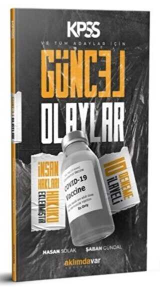 2021 KPSS ve Tüm Adaylar İçin Güncel Olaylar - Aklımdavar Yayıncılık