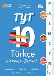 Palme Yayınları Palme YKS TYT Türkçe 10 Deneme Palmetre Video Çözümlü - Palme Yayınları