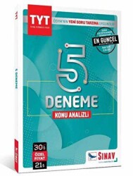 Sınav Yayınları Tyt 5 Deneme Konu Analizli - Sınav Yayınları