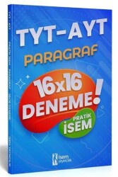 İSEM Yayıncılık 2021 TYT-AYT Pratik İsem Kazandıran Paragraf 16x16 Deneme - İSEM Yayıncılık
