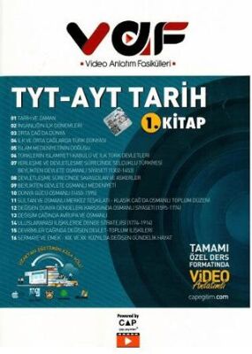 TYT AYT Tarih 1. Kitap Video Anlatım Fasikülleri - 1