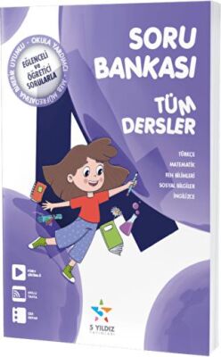 5 Yıldız Yayınları 4. Sınıf Tüm Dersler Soru Bankası - 1