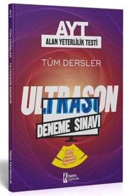 İSEM Yayıncılık 2021 YKS AYT ÖSYM Tarzı UltraSon Deneme Sınavı - 1