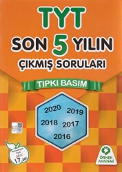 Örnek Akademi TYT Son 5 Yılın Çıkmış Soruları Tıpkı Basım - Örnek Akademi