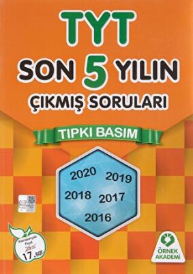 Örnek Akademi TYT Son 5 Yılın Çıkmış Soruları Tıpkı Basım - 1