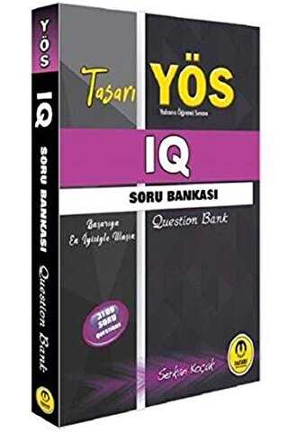 Tasarı Eğitim Yayınları YÖS IQ Soru Bankası - Tasarı Eğitim Yayınları