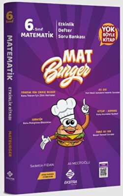 Ekstra Yayıncılık 2022 6. Sınıf Matburger Matematik Etkinlik Defter Soru Bankası - 1
