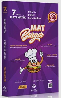 Ekstra Yayıncılık 2022 7. Sınıf Matburger Matematik Etkinlik Defter Soru Bankası - 1