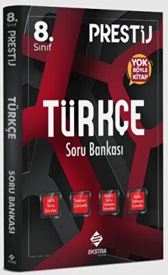 Ekstra Yayıncılık 2022 8. Sınıf Prestij Türkçe Soru Bankası - 1