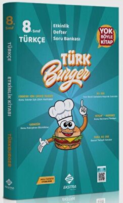 Ekstra Yayıncılık 2022 8. Sınıf Türkburger Türkçe Etkinlik Defter Soru Bankası - 1