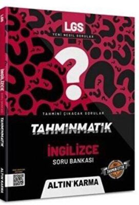 Altınkarma Tahminmatik LGS 8. Sınıf ingilizce Soru Bankası - 1