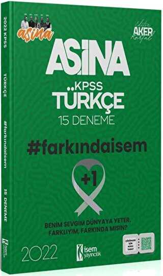 2022 Aşina Farkındaİsem KPSS Türkçe 15 Deneme