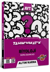 Altınkarma Tahminmatik AYT Biyoloji Soru Bankası - Altın Karma Yayınları - Bayilik