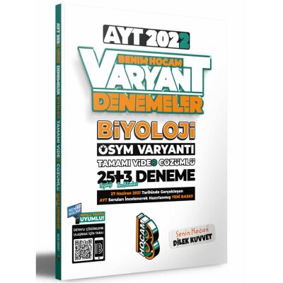 AYT Biyoloji Tamamı Video Çözümlü 25+3 Deneme Sınavı - 1