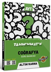 Altınkarma Tahminmatik AYT  Coğrafya  Soru Bankası - Altın Karma Yayınları - Bayilik