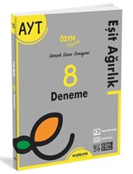 AYT Eşit Ağırlık 8 Deneme Sınavı - Endemik Yayınları