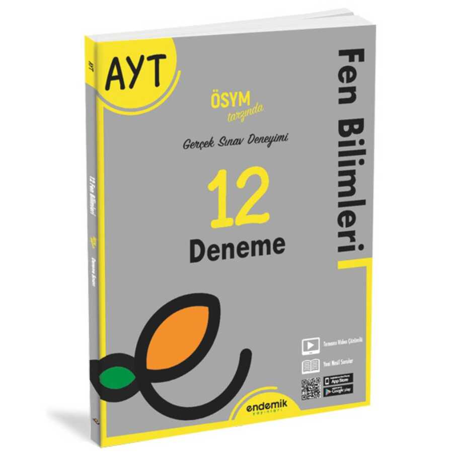 AYT Fen Bilimleri 12 Deneme Sınavı