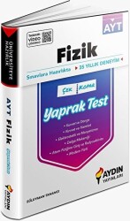 Aydın Yayınları YKS AYT Fizik Çek Kopar Yaprak Test Video Çözümlü - Aydın Yayınları
