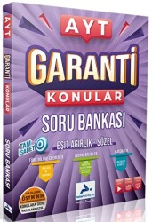 Ayt Garanti Konular Esit Ağırlık Sözel Soru Bankası - PARAF Yayınları