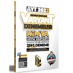 AYT Kimya Tamamı Video Çözümlü 25+3 Deneme Sınavı - Benim Hocam Yayınları